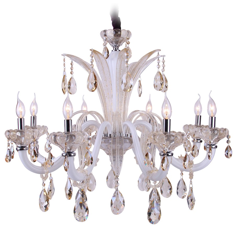 Подвесная хрустальная люстра El Monte ID lamp 476/8-White