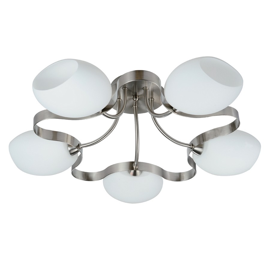 Потолочная люстра ID lamp Fontana 601/5PF-SUNWhitechrome