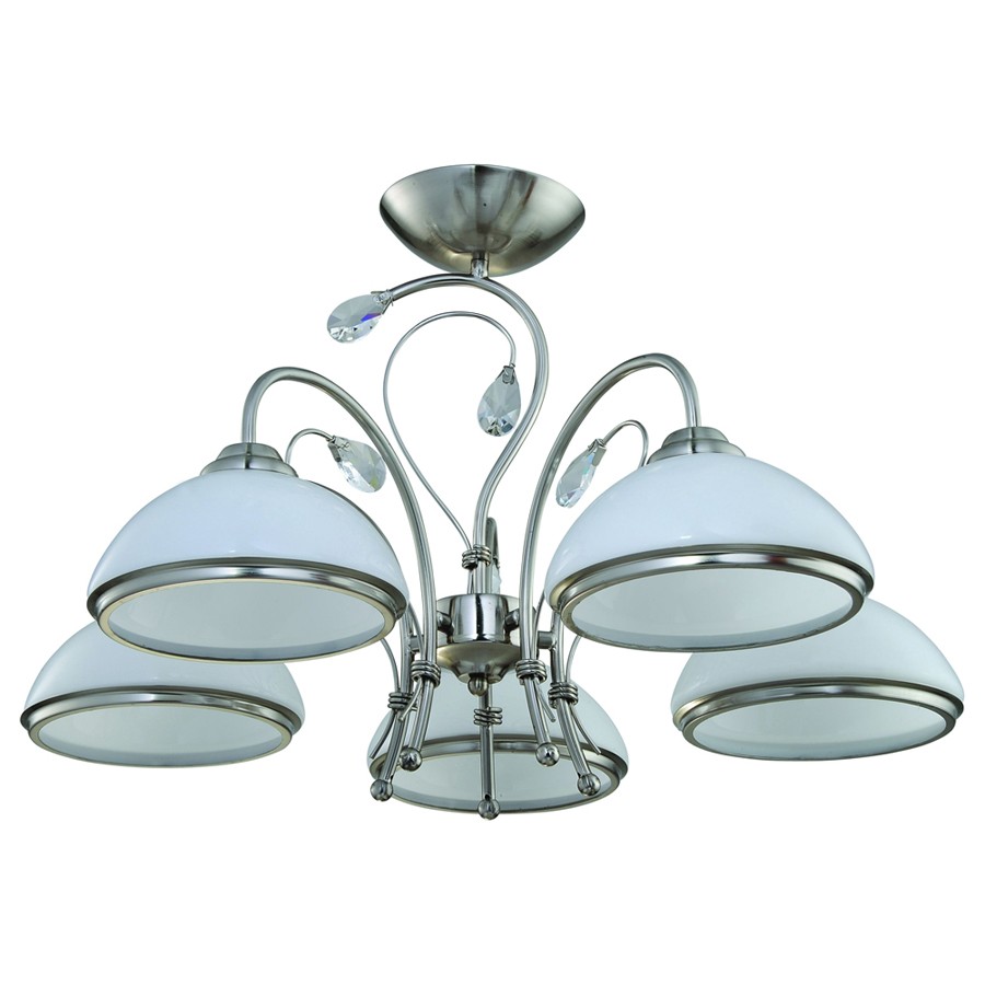 Потолочная люстра ID lamp Fort Lauderdale 827/5PF-Whitechrome