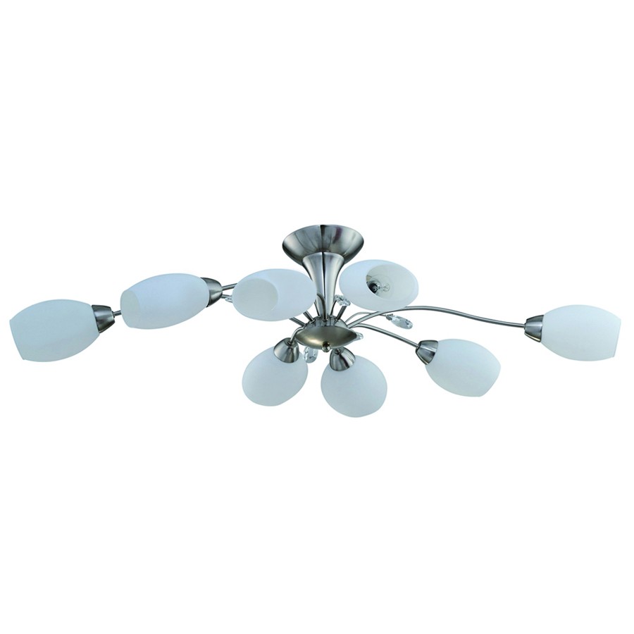 Потолочная люстра ID lamp Fort Wayne 830/8PF-Whitechrome