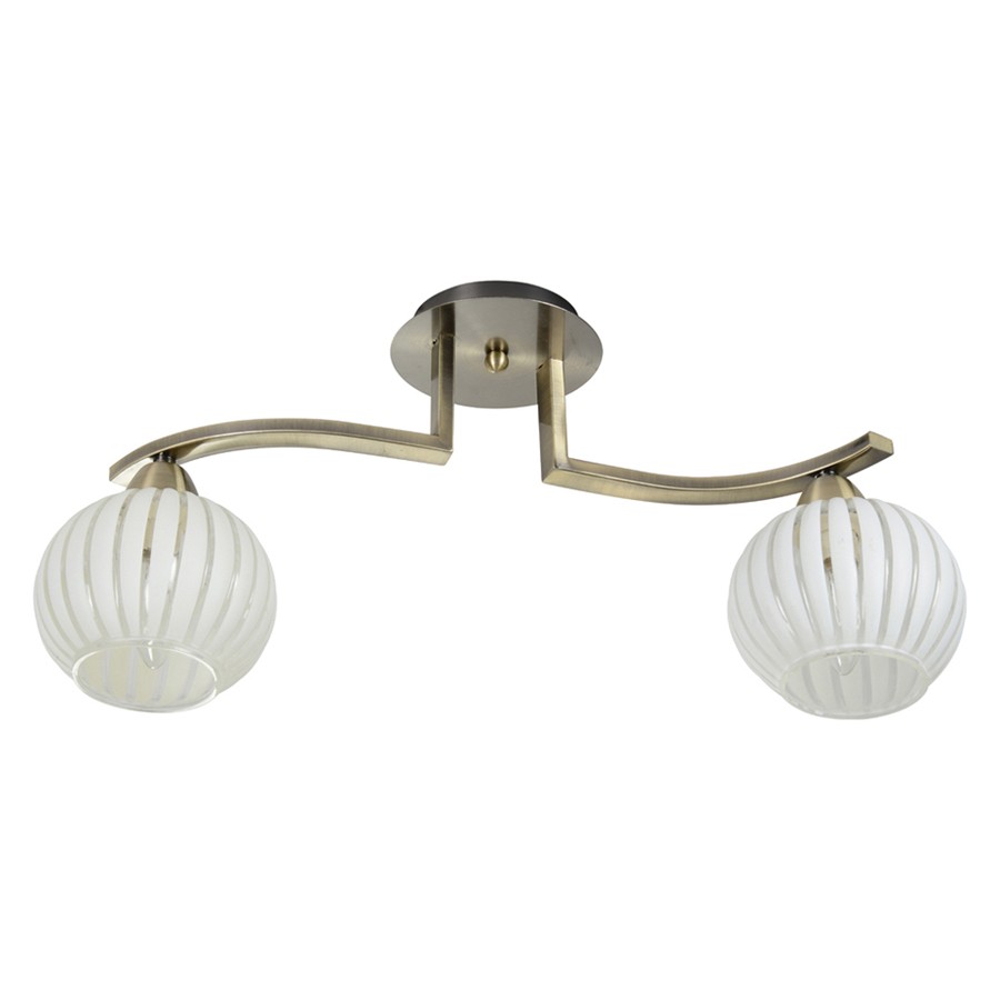 Потолочная люстра ID lamp Detroit 863/2PF-Oldbronze