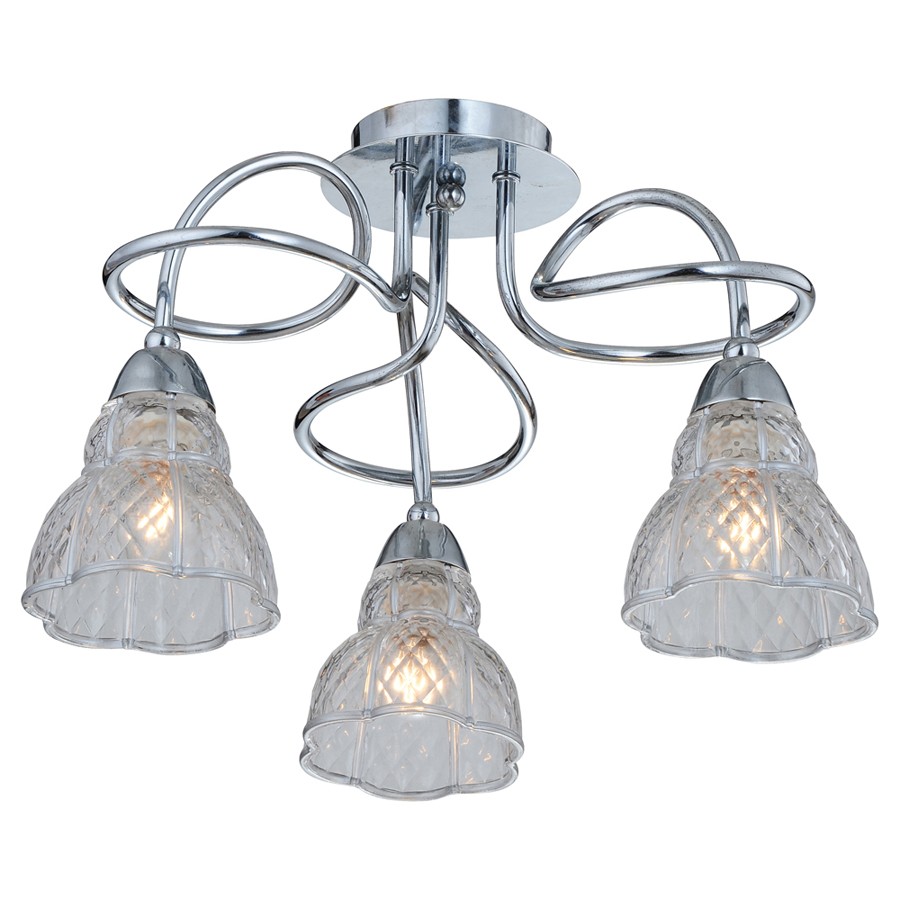 Потолочная люстра ID lamp Dayton 864/3PF-Chrome