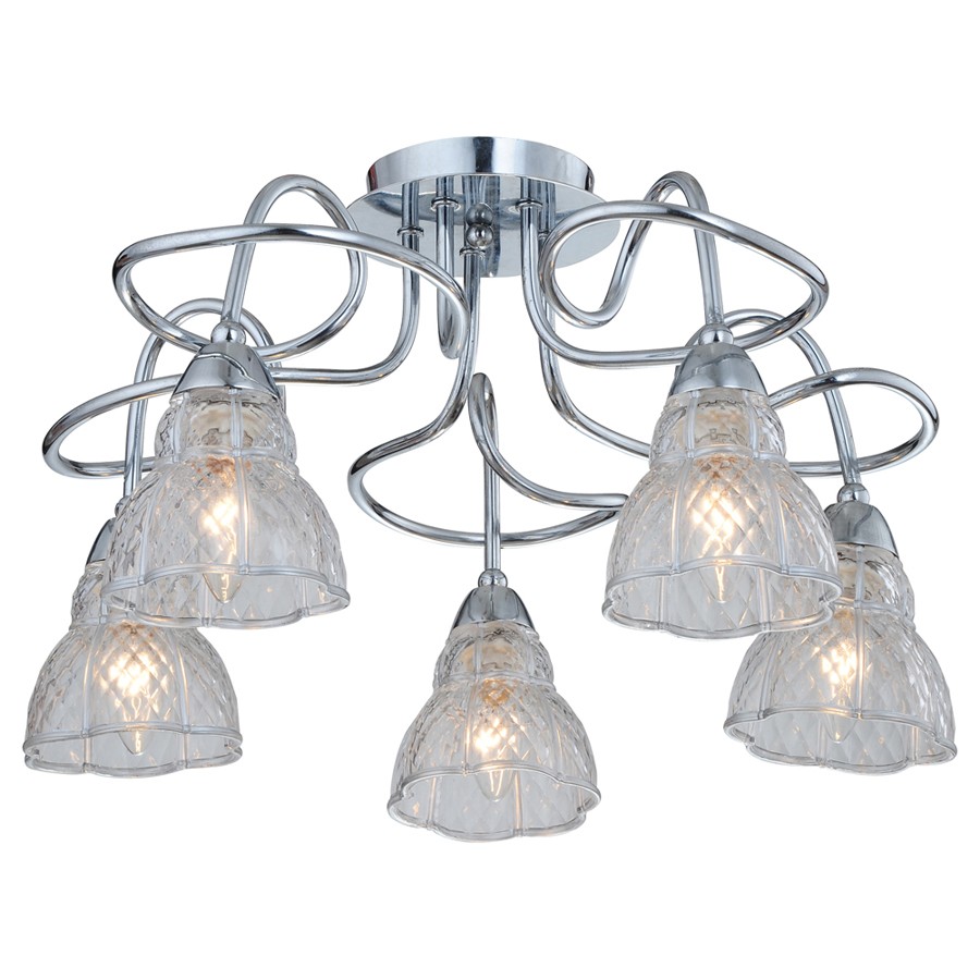 Потолочная люстра ID lamp Dayton 864/5PF-Chrome