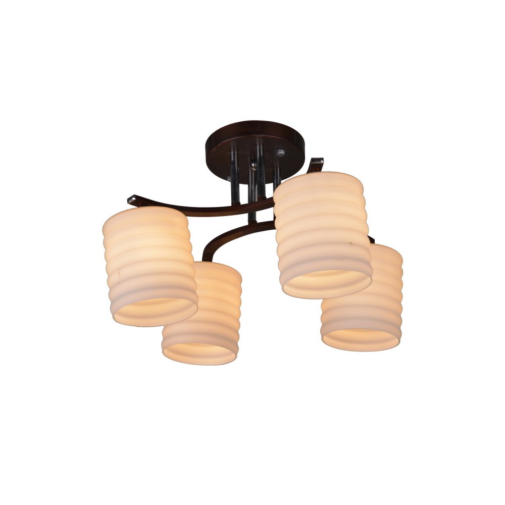 Потолочная люстра ID lamp Gemma 878/4PF-Darkcopper