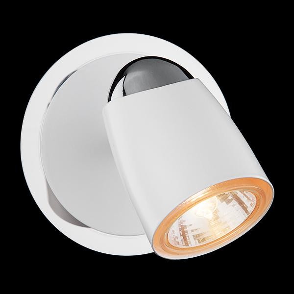 Светильник спот Eurosvet 20021 20021/1 хром/белый