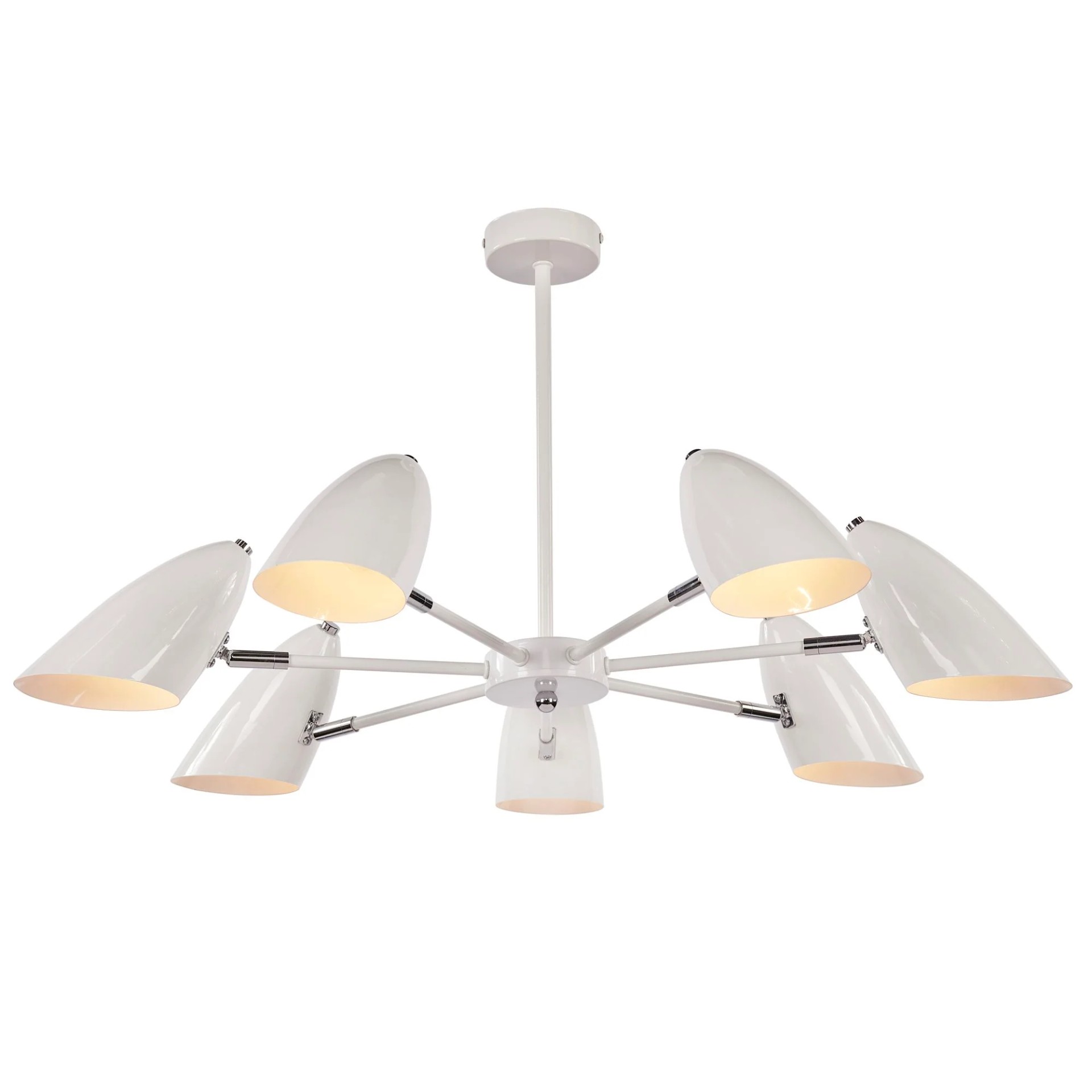 Люстра на штанге Freya Aida FR5852-CL-07-W