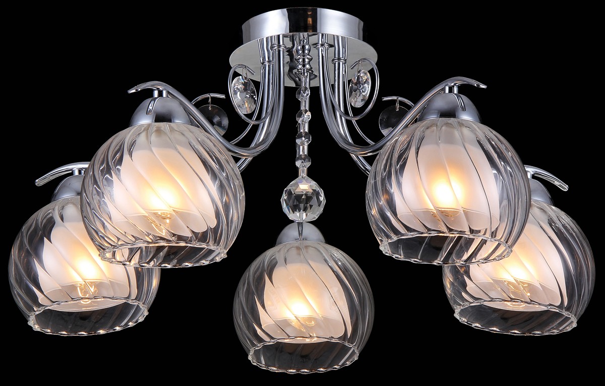 Потолочная люстра Natali Kovaltseva 11404 11404/5С CHROME