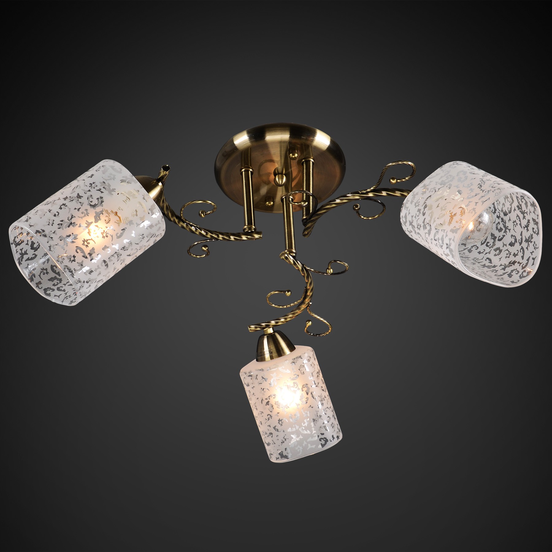 Потолочная люстра Максисвет 9160 1-9160-3-AB E14