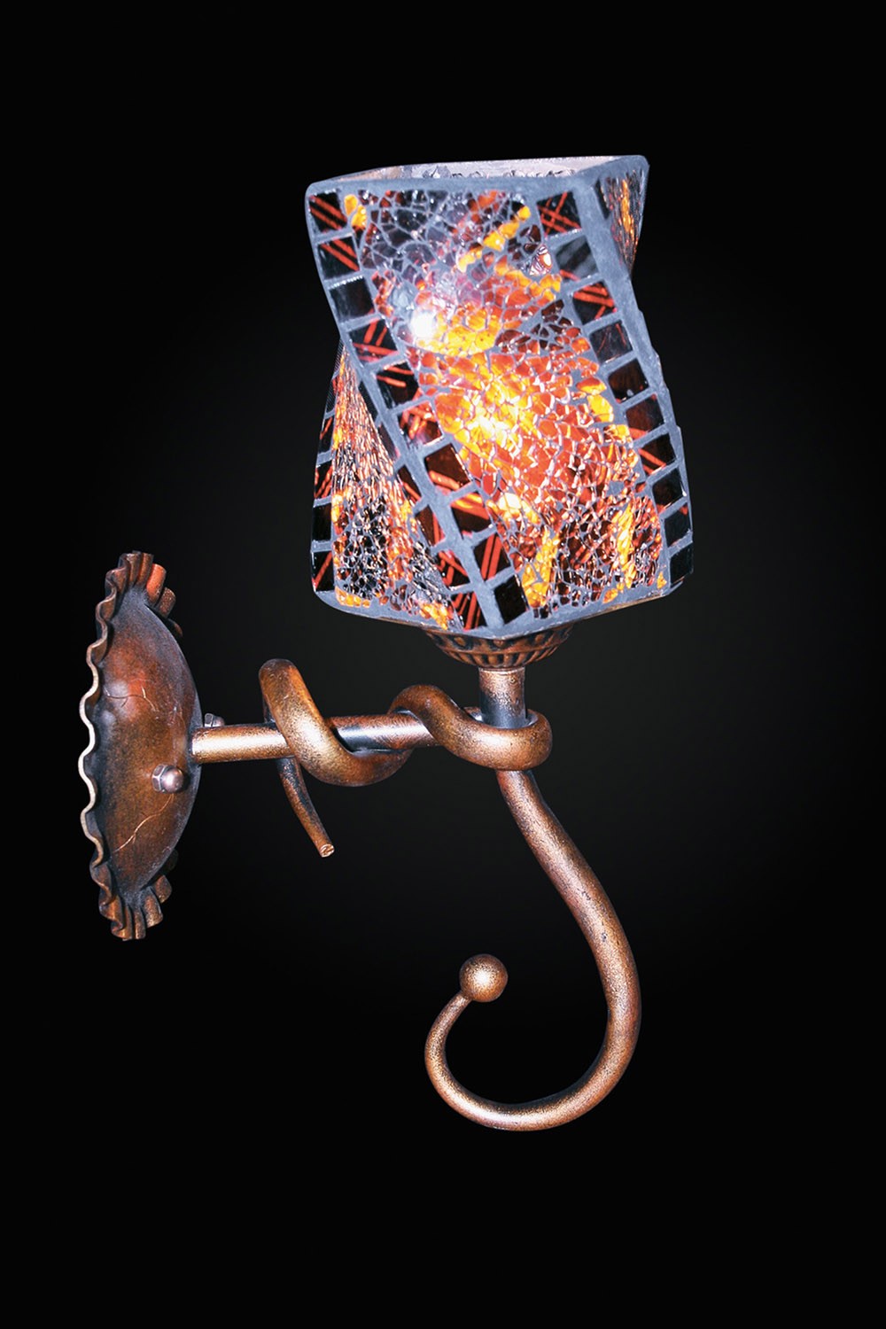 Настенное бра Максисвет 3-5693-1-RC+BK E27