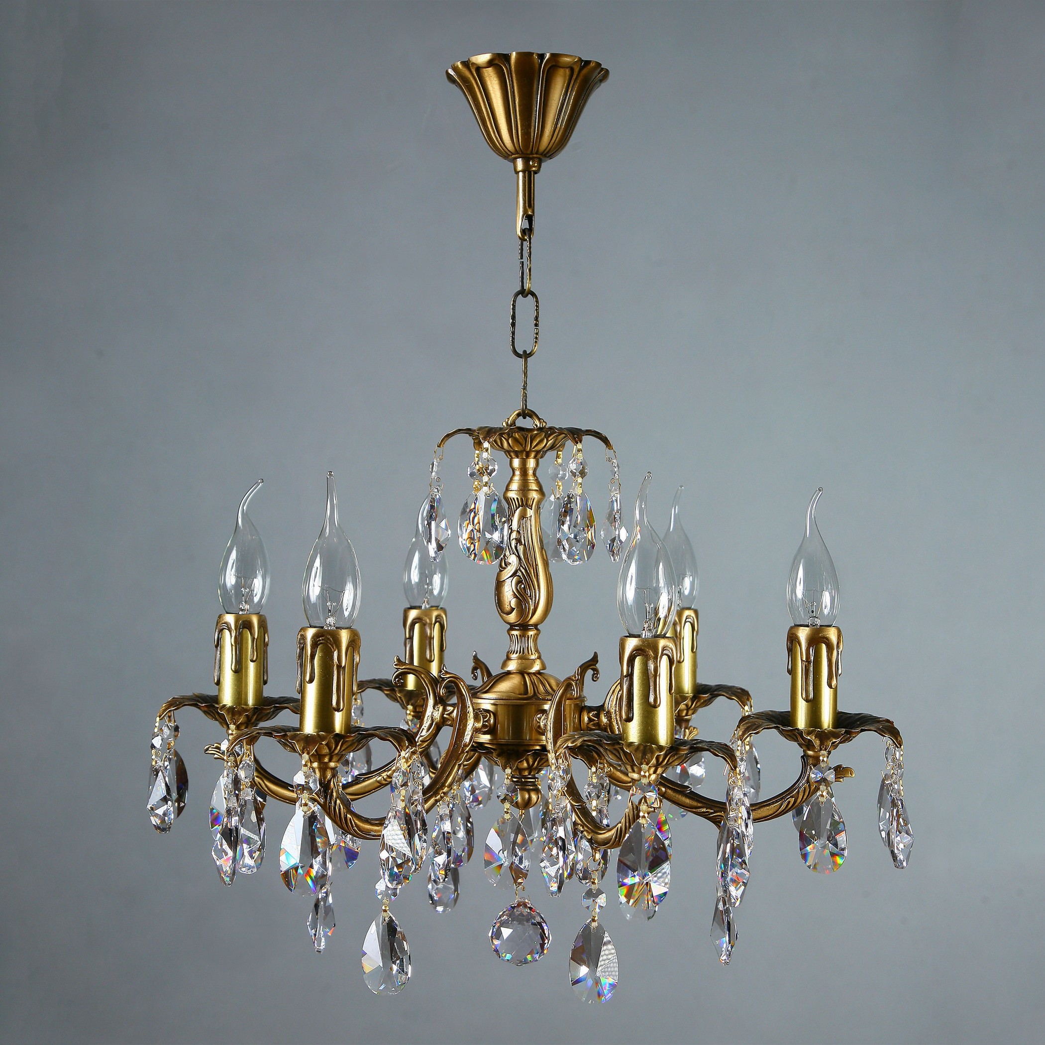 Подвесная люстра Ambiente Benisa 2226/6 AB Tear drop