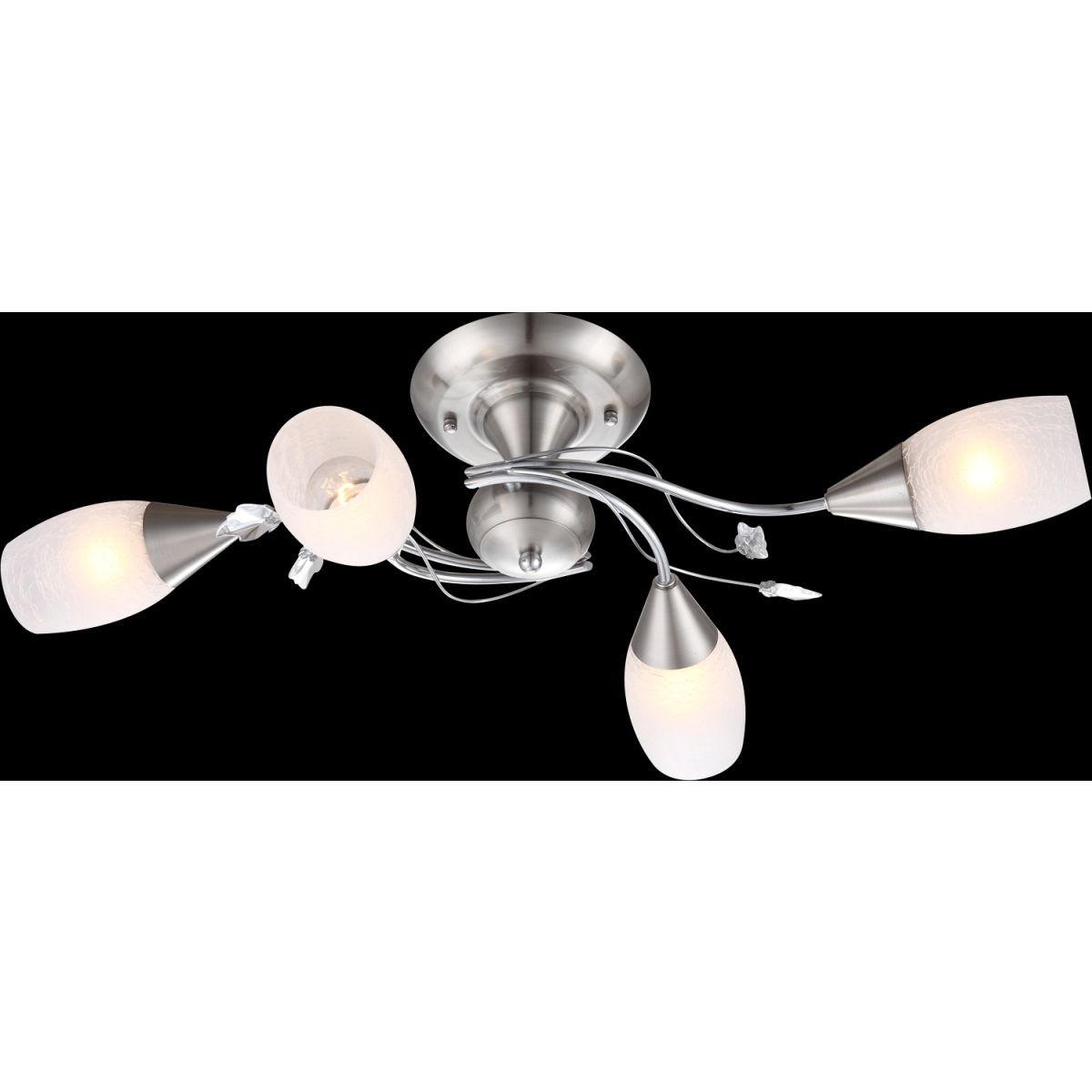 Потолочная люстра Globo Dl Nickel Matt 60200-4S