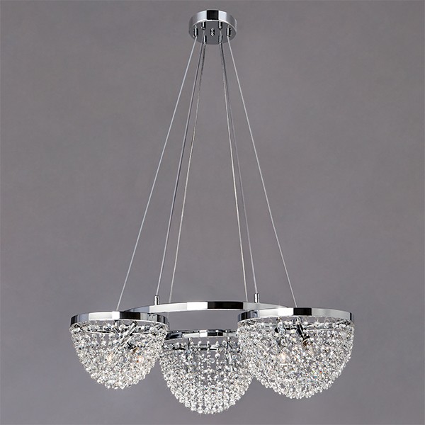 Подвесная хрустальная люстра Julia Bogates 265/6 Strotskis