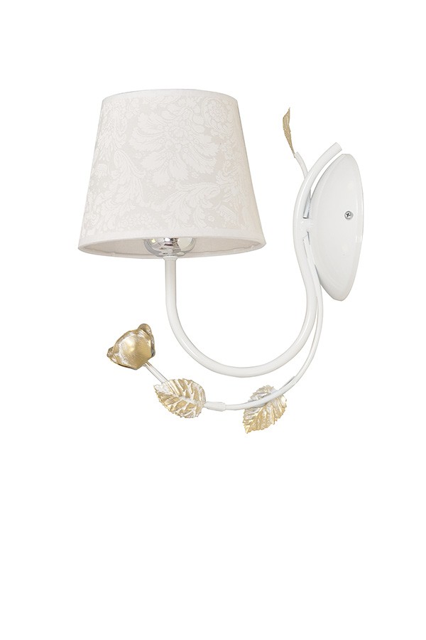 Бра с цветочками Merida White 881/K1 Emibig