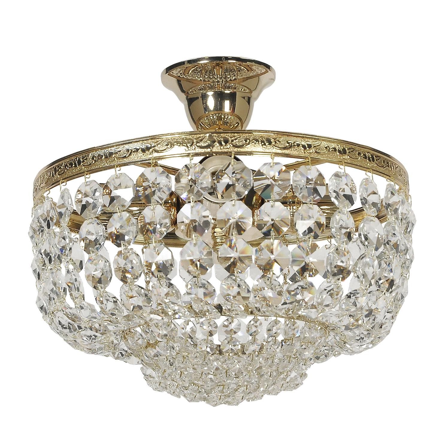 Потолочная хрустальная люстра Arti Lampadari Favola Favola E 1.3.30.501 G