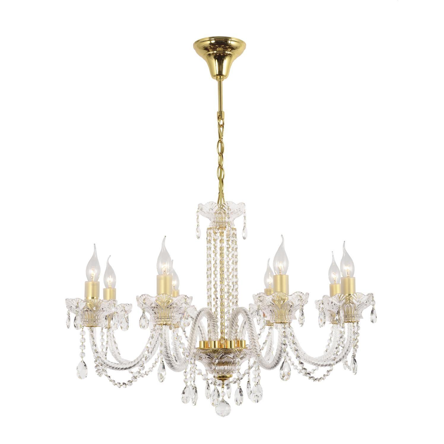 Подвесная хрустальная люстра Sofia Arti Lampadari Sofia E 1.1.8.600 G