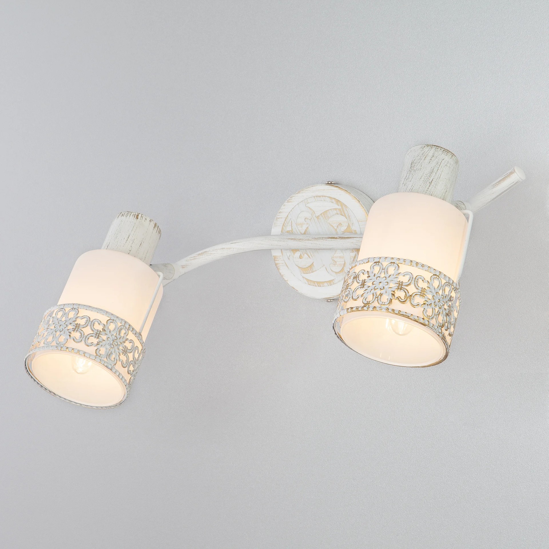 Светильник спот Eurosvet Silvia 20025/2 белый с золотом