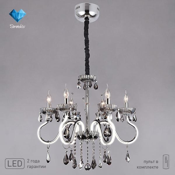 Подвесная светодиодная люстра Oberon Bogates 419/6 Strotskis