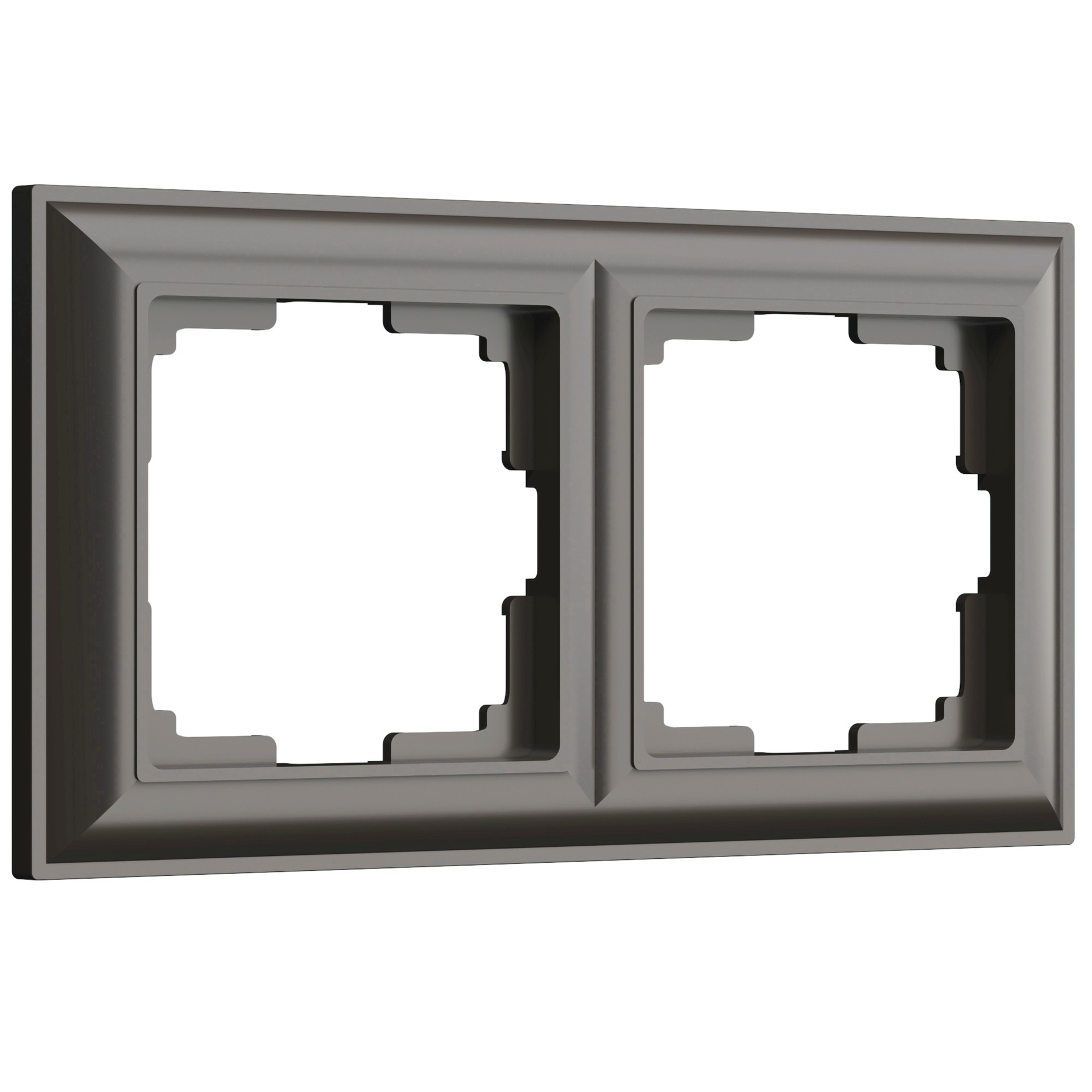 Рамка Werkel Fiore WL14-Frame-02/ Рамка на 2 поста (серо-коричневый)