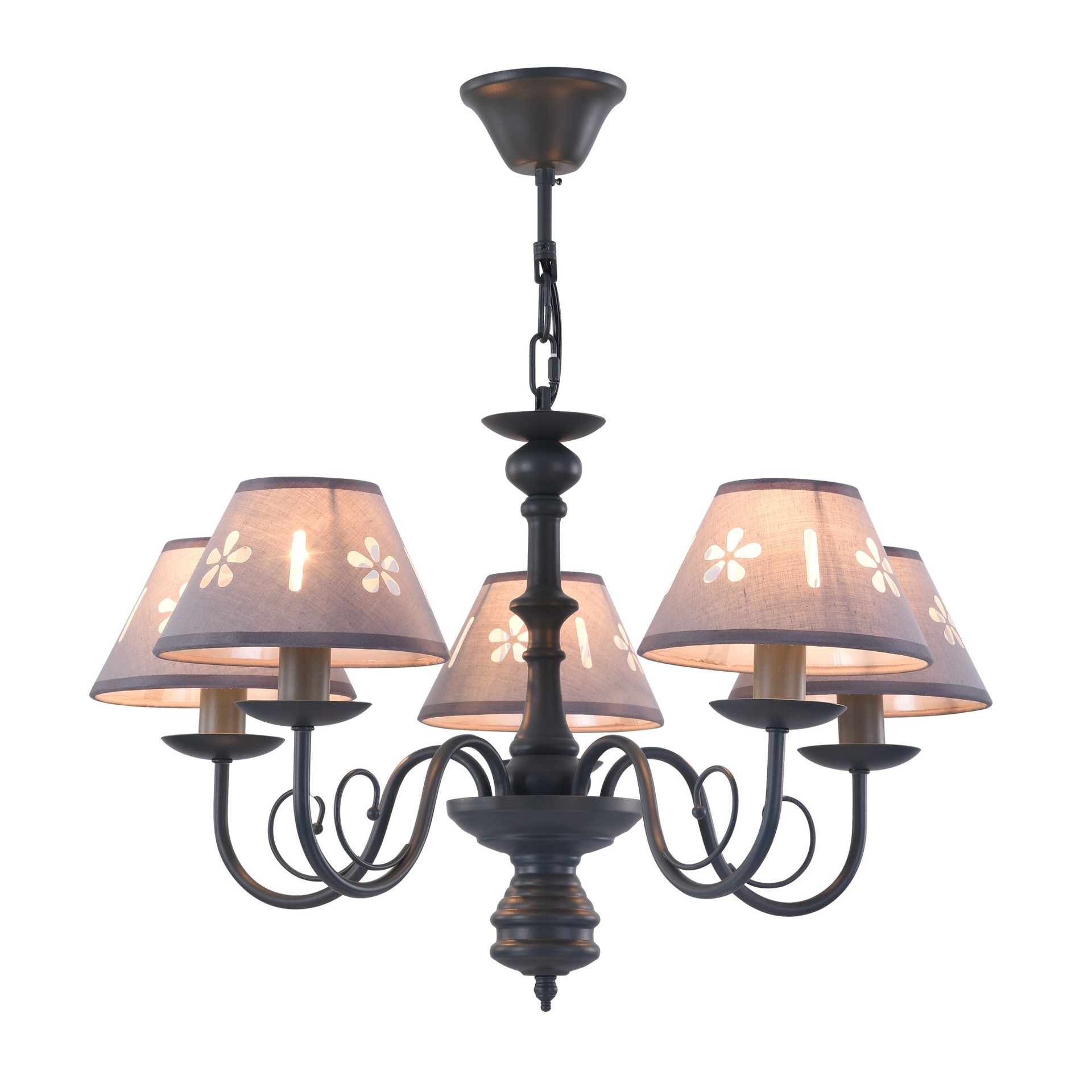 Подвесная люстра Freya Emily FR2537PL-05GR