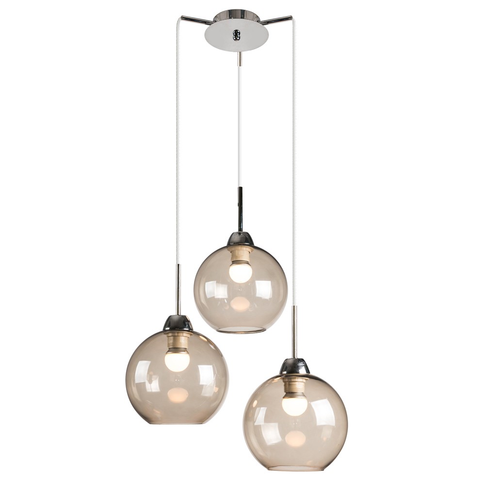 Светильник подвесной Максисвет Ивент 2-5501-3-CR E27