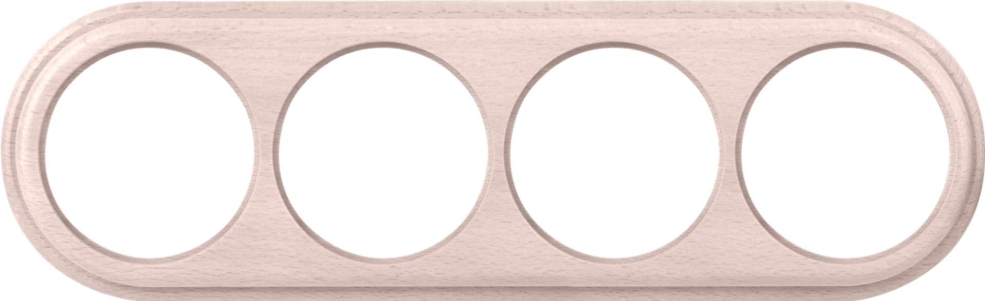 Рамка Werkel WL15-frame-04 / Рамка на 4 поста (беленый дуб)