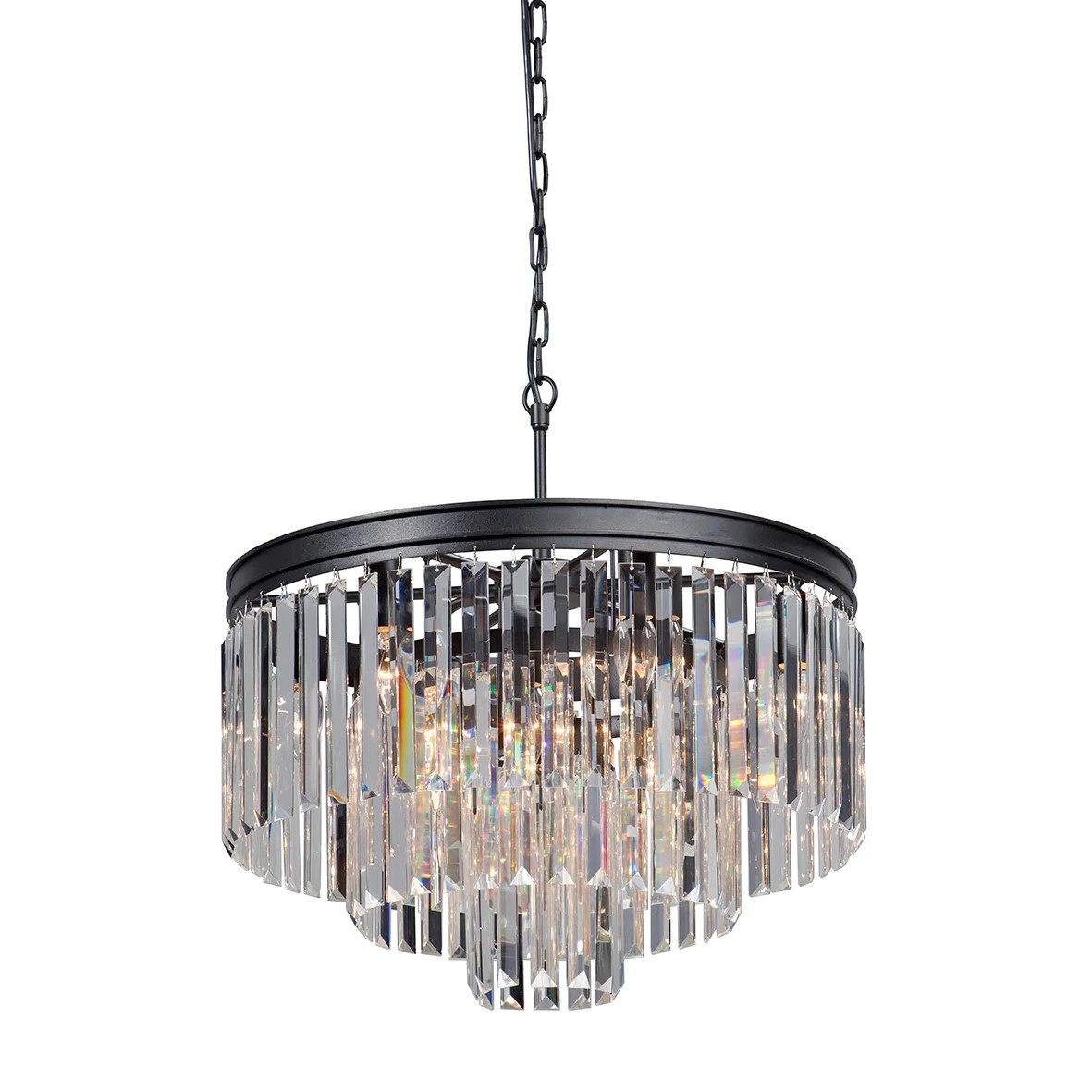 Подвесная хрустальная люстра V5151 Vitaluce Premium V5151-1/6+3+1