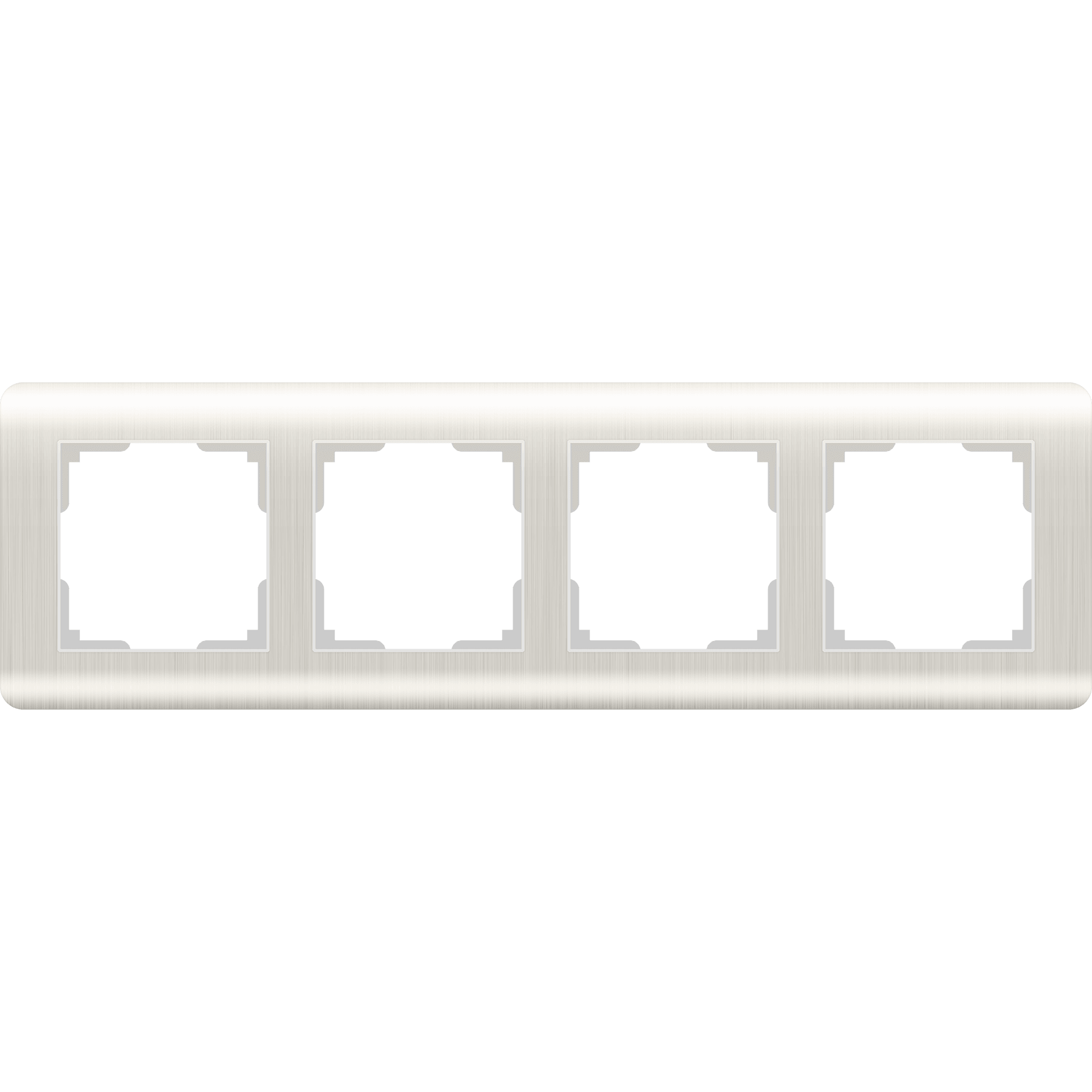 Рамка Werkel WL12-Frame-04 / Рамка на 4 поста (перламутровый)