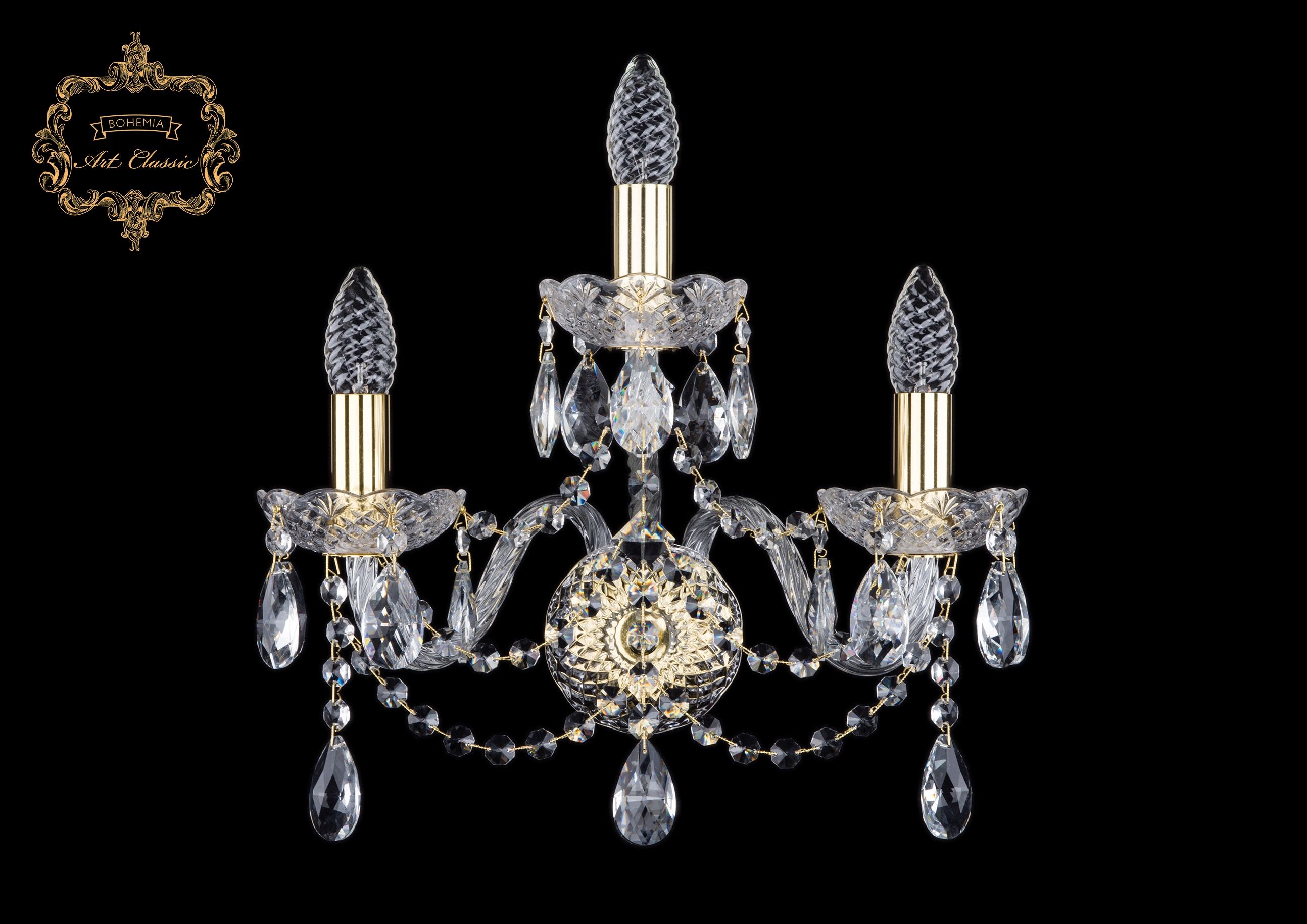 Настенное бра Art Classic 10.12.2+1.141.Gd.Sp