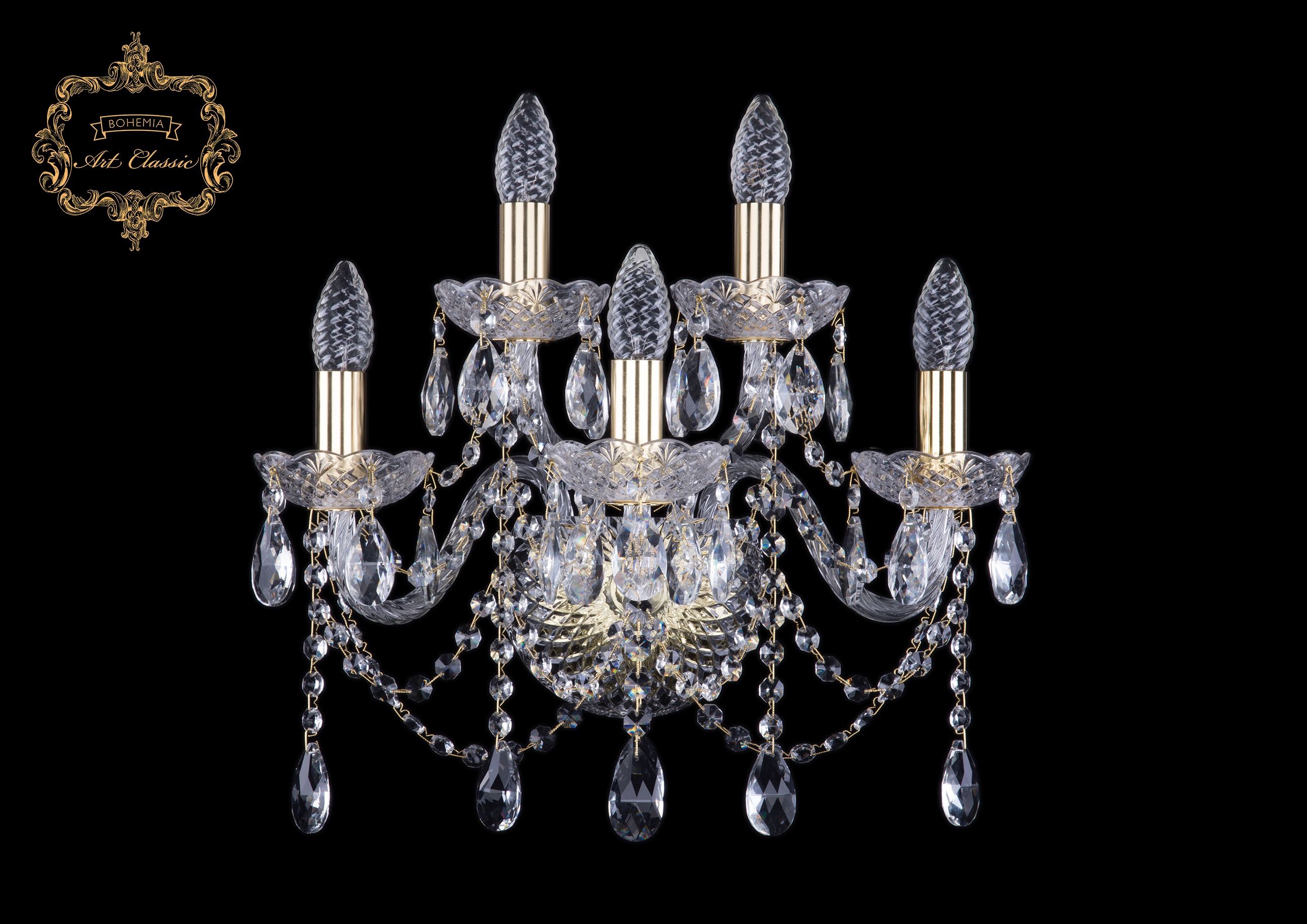 Настенное бра Art Classic 10.12.3+2.165.Gd.Sp