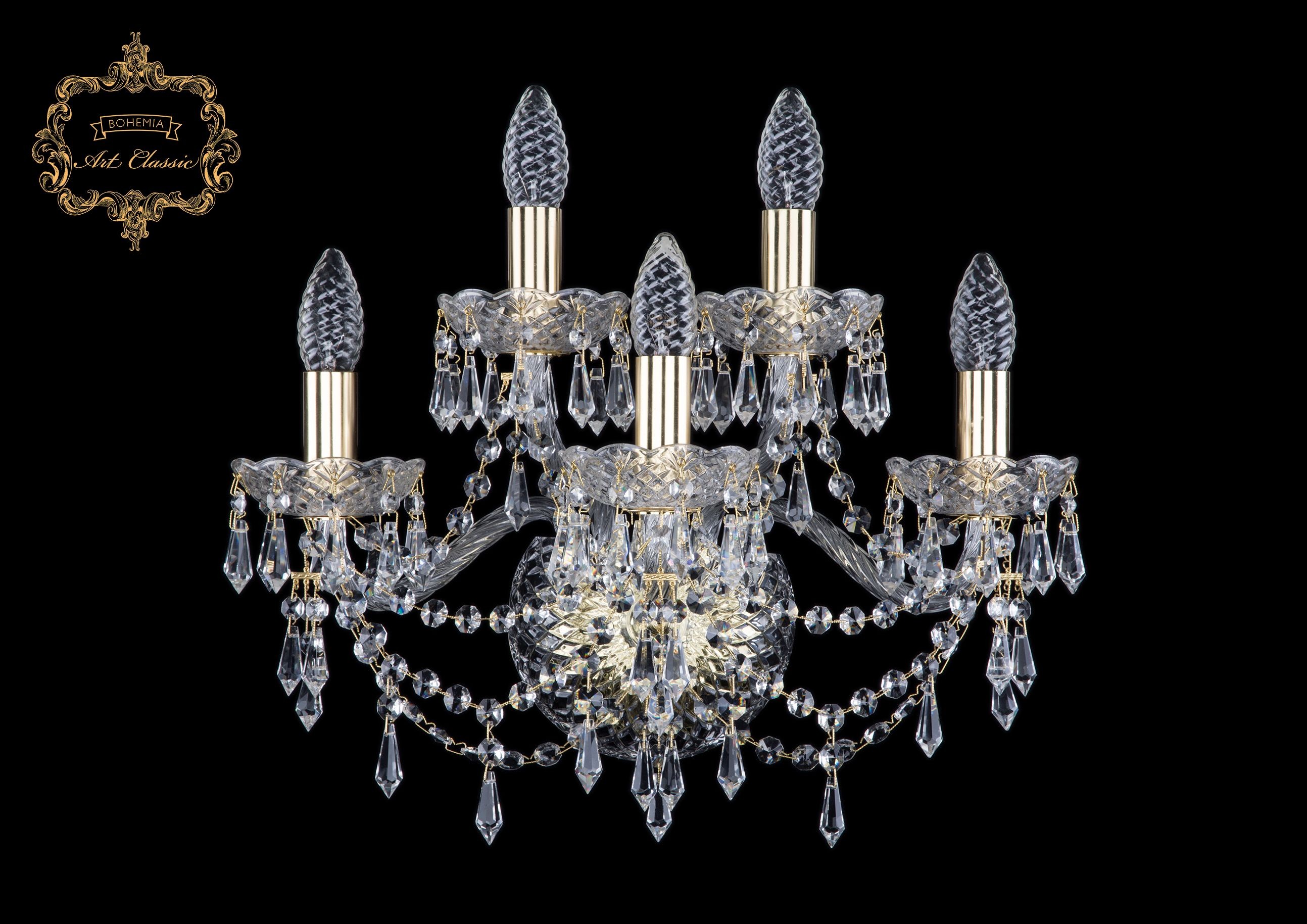 Настенное бра Art Classic 10.23.3+2.165.Gd.Dr