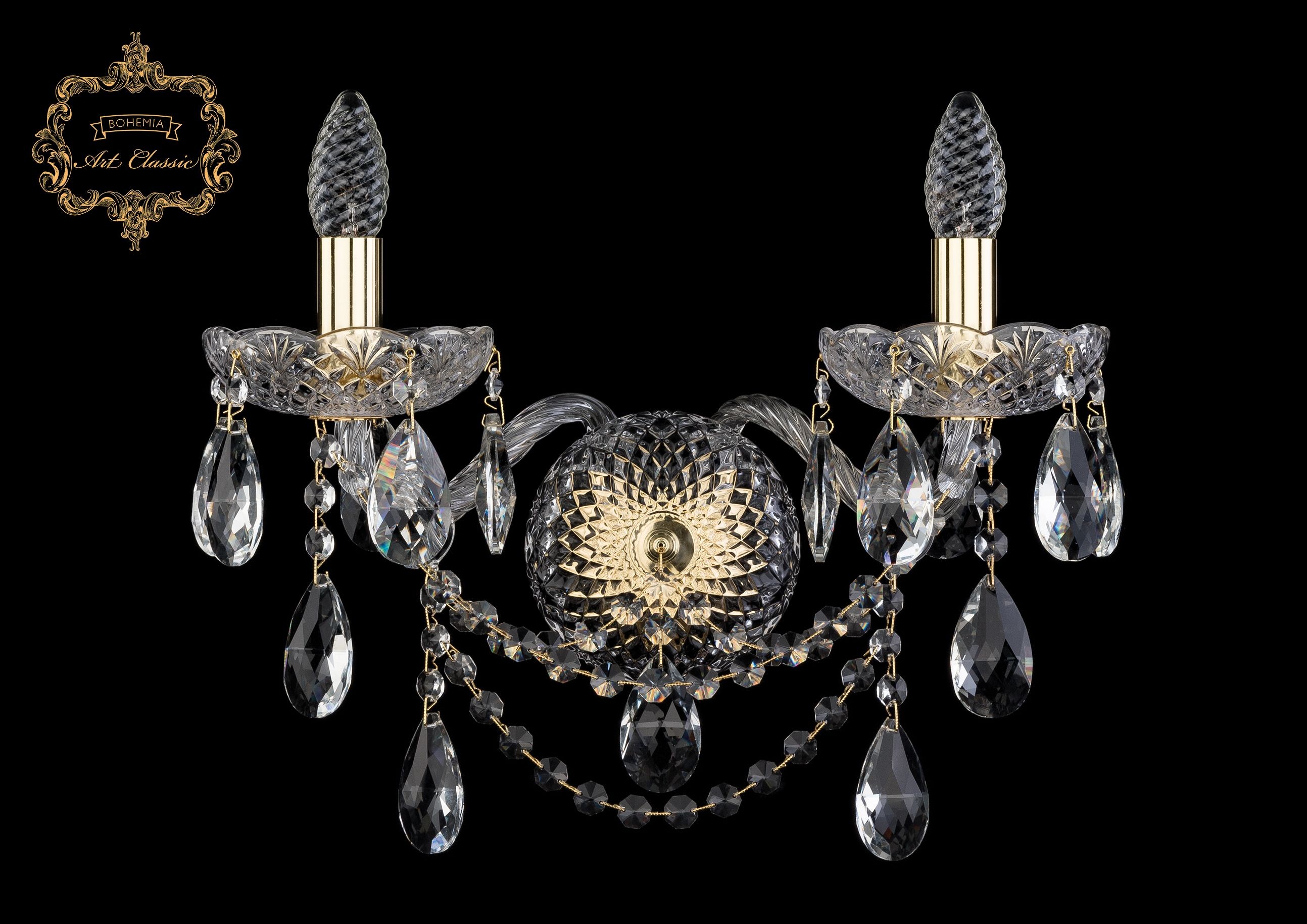 Настенное бра Art Classic 10.25.2.165.XL.Gd.Sp