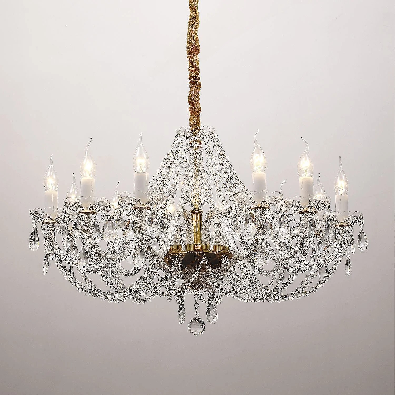 Подвесная хрустальная люстра Simone Favourite 1736-12P